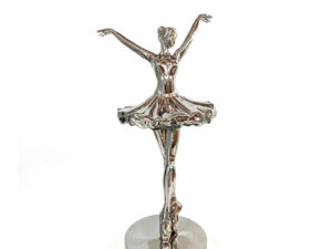 Grace in Motion: 1.8m Stainless Steel Ballerina Water Feature