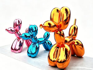 Large Mirror Balloon Dog Sculpture