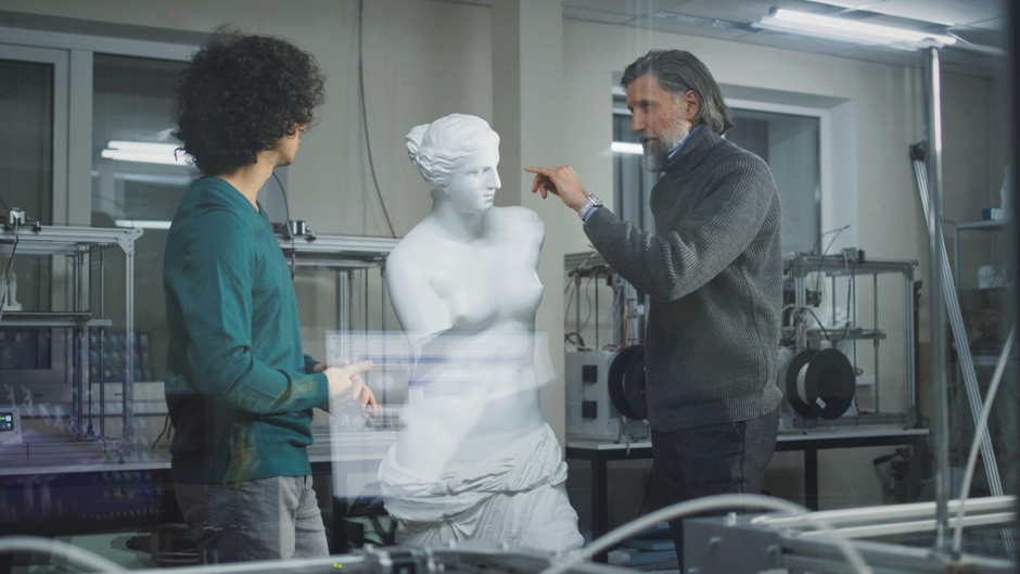 how contemporary marble sculptures are produced