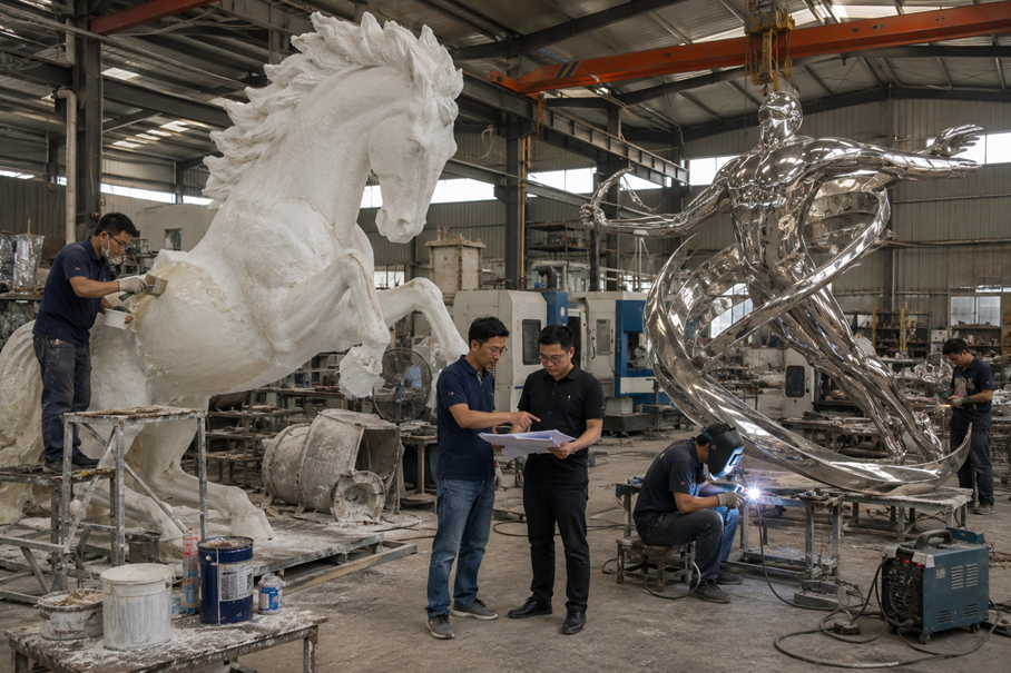 fiberglass sculptures