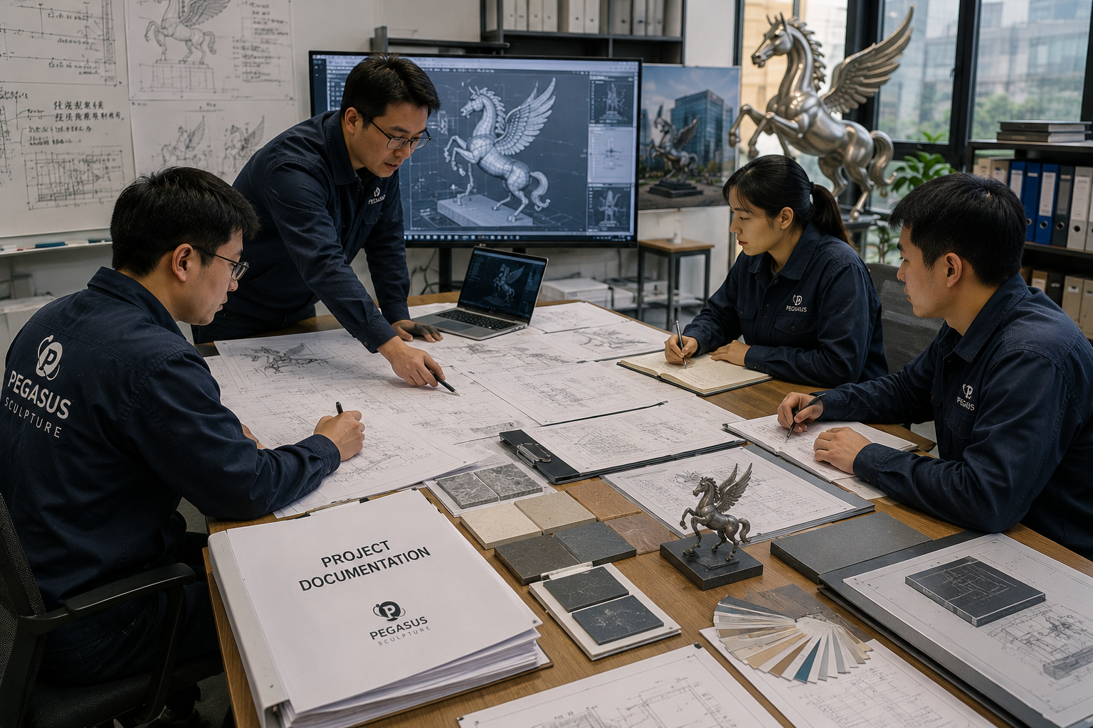 The-Sculpture-Project-Documentation-Package-Drawings-Samples-QC-Records-and-Installation-Files
