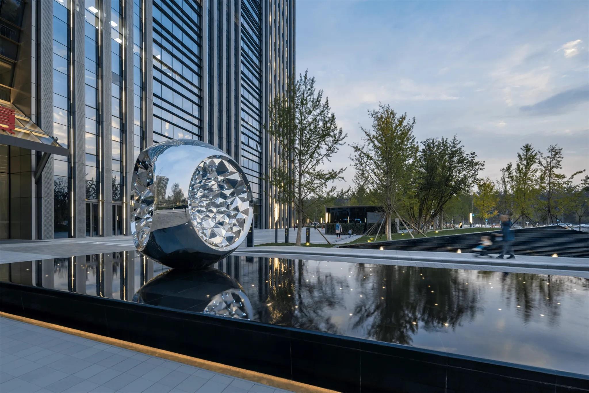 Large abstract sculpture